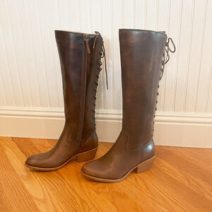 New - Sofft Sharnel Heeled Boot, Rustic Brown